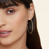 Rayonu Large Diamond Hoop Earrings